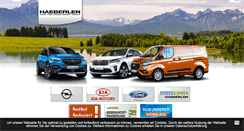 Desktop Screenshot of haeberlen-automobile.de